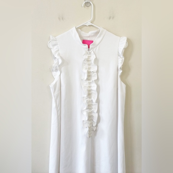 Lilly Pulitzer Adalee Shift Dress Resort White Size 12 - Picture 3 of 10